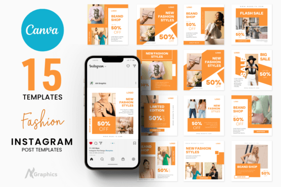 Download 15 New Fashion Instagram Post Templates - Instagram Collection