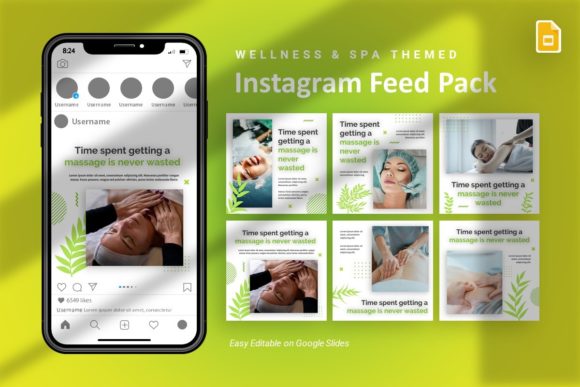 Download Instagram Feed - Wellness Google Slides - Instagram Collection