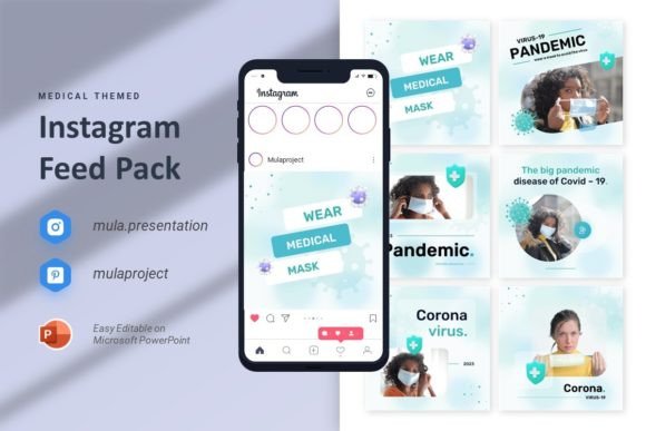 Download Medical - Instagram Feed Template - Instagram Collection