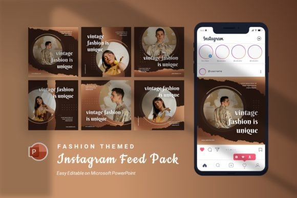 Download Fashion - Instagram Feed Template - Instagram Collection