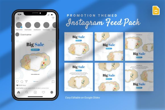 Download Instagram Feed - Promotion Google Slides - Instagram Collection