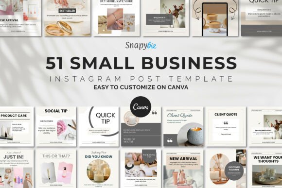 Download Small Business Canva Instagram Template - Instagram Collection