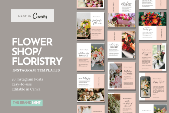 Download Floristry Instagram Templates - Instagram Collection