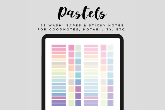Download Digital Washi Tapes &amp; Sticky Notes - Tape Collection