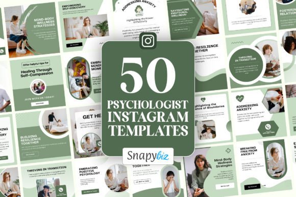 Download Psychologist Instagram Canva Templates - Instagram Collection