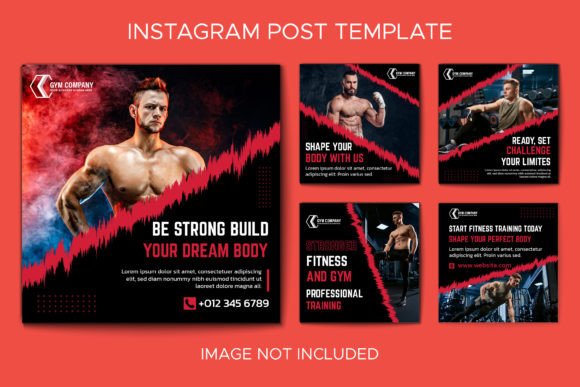 Download Gym Fitness Instagram Post Collection - Instagram Collection