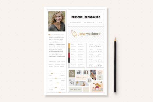 Download One Page Personal Brand Style Guide - Page Collection