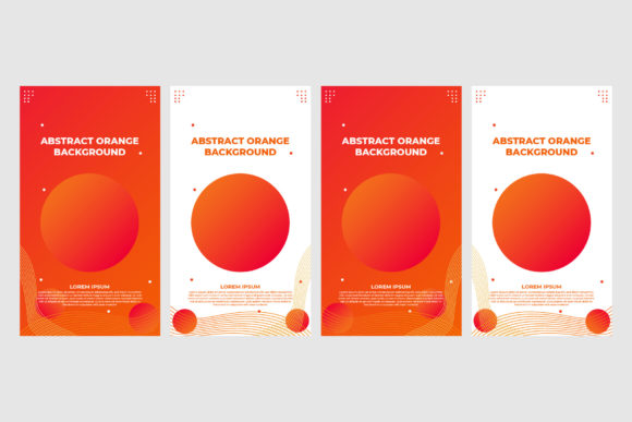 Download Orange Instagram Stories Template - Instagram Collection