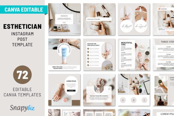 Download Esthetician Instagram Post Template - Instagram Collection