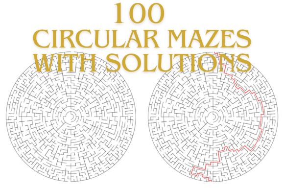 Download KDP Pages Mazes Circular with Solutions - Page Collection