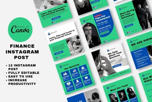 Download Finance Instagram Post | Canva Template - Instagram Collection