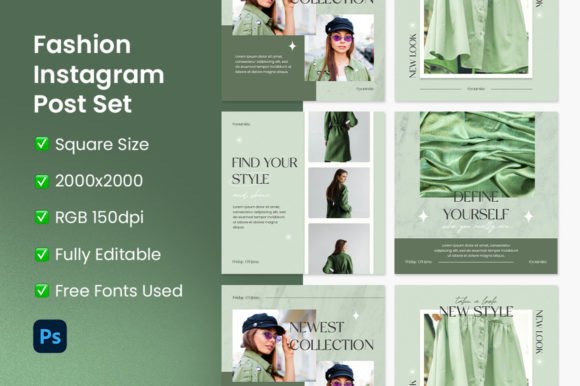 Download Fashion Instagram Post Set - Instagram Collection