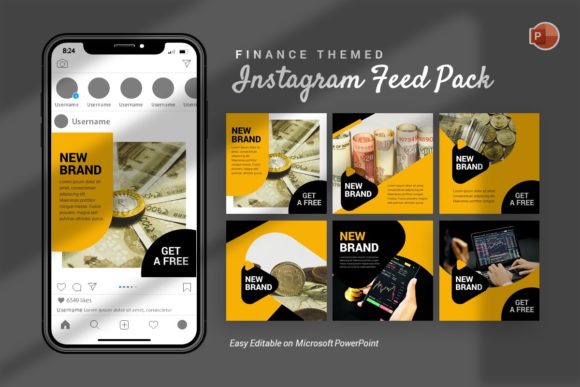 Download Instagram Feed - Finance Template - Instagram Collection