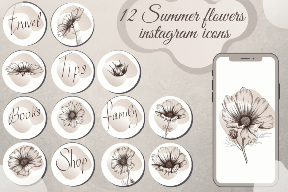 Download Flower Instagram Story Highlight Icons - Instagram Collection