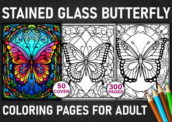 Download Stained Glass Butterfly Coloring Pages - Page Collection