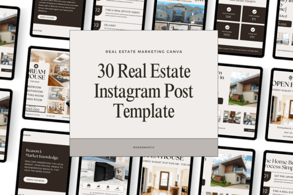 Download 30 Real Estate Canva Instagram Post - Instagram Collection