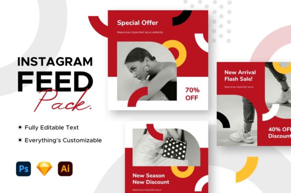 Download Instagram Feed / Post Fashion Template - Instagram Collection