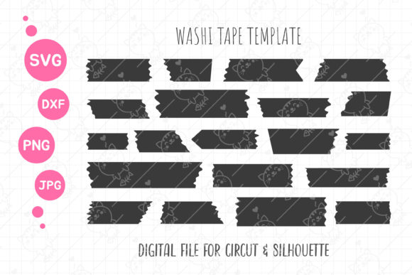 Download Washi Tape Template Svg | Washi Tape Svg - Tape Collection