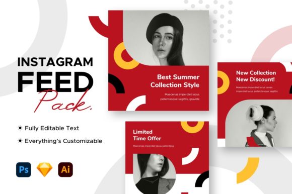 Download Instagram Feed / Post Fashion Template - Instagram Collection