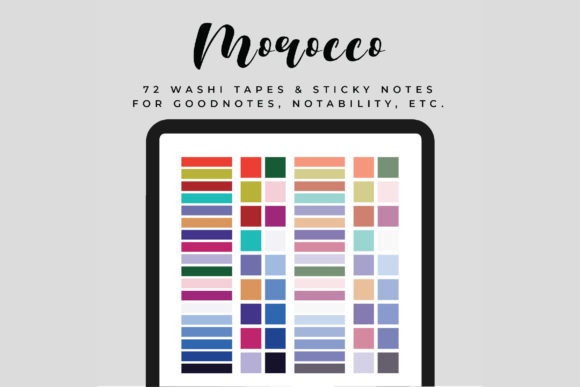 Download Digital Washi Tapes &amp; Sticky Notes - Tape Collection