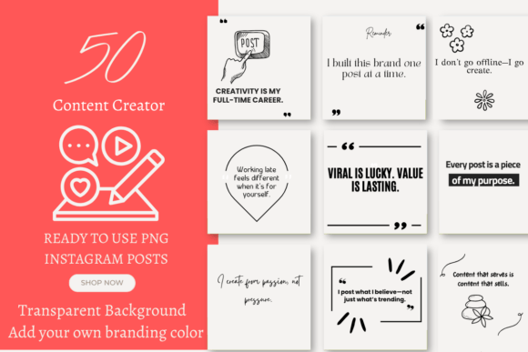 Download 50 Instagram Posts for Content Creators - Instagram Collection