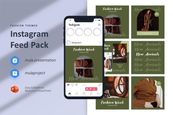 Download Fashion - Instagram Feed Template - Instagram Collection