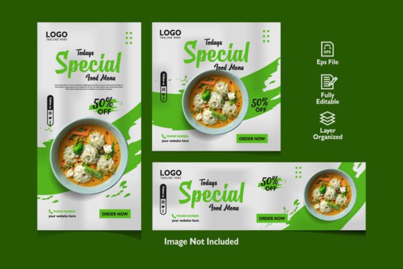 Download Special Food Social Media Set Promotion - Social media set Collection