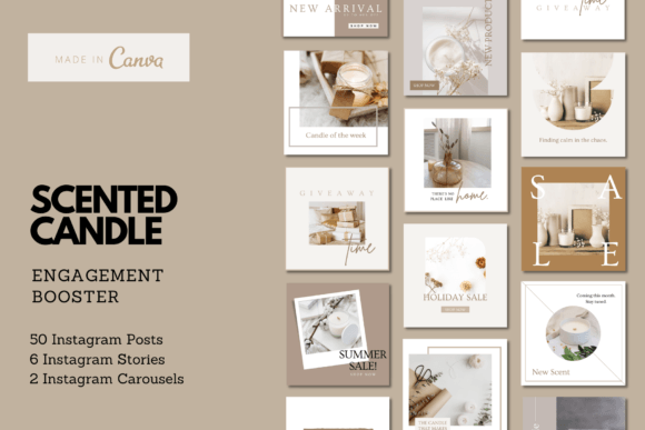 Download Scented Candle Instagram Template - Instagram Collection