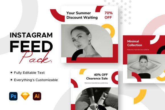 Download Instagram Feed / Post Fashion Template - Instagram Collection