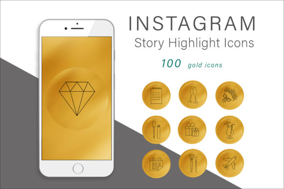 Download Gold Instagram Story Highlight Icons - Instagram Collection