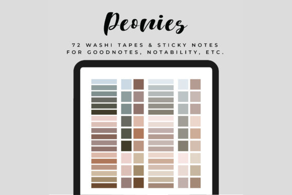 Download Digital Washi Tapes &amp; Sticky Notes - Tape Collection