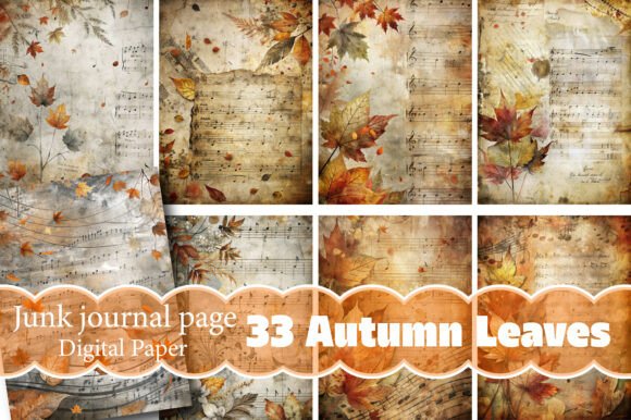 Download Autumn Leaves Scrapbook Page - Page Collection