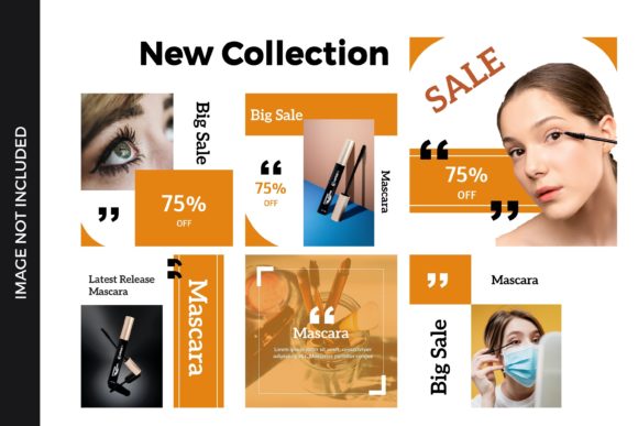 Download Instagram Feed Template - Mascara - Instagram Collection